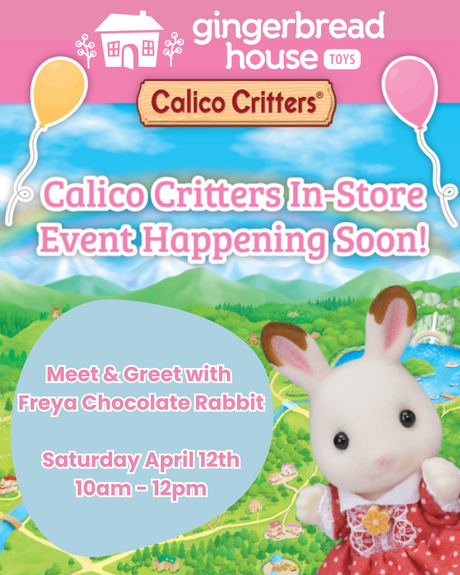 Springtime Fun with Calico Critters – Join Us In-Store April 12!