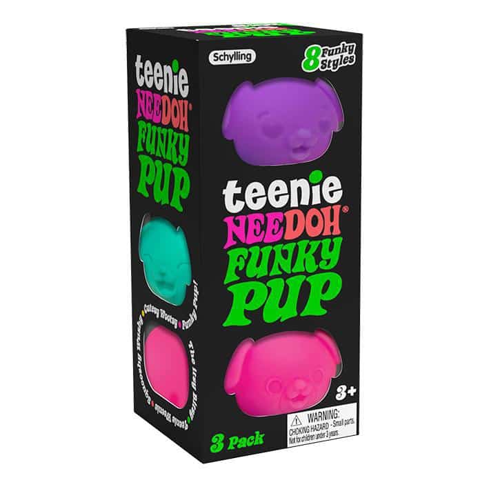 Teenie NeeDoh Funky Pup - 3 pk