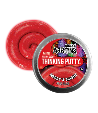 Crazy Aaron’s Thinking Putty 2″ Holiday Mini Tin – Festive Sensory Putty Stocking Stuffer