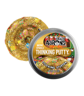 Crazy Aaron’s Thinking Putty 2″ Holiday Mini Tin – Festive Sensory Putty Stocking Stuffer