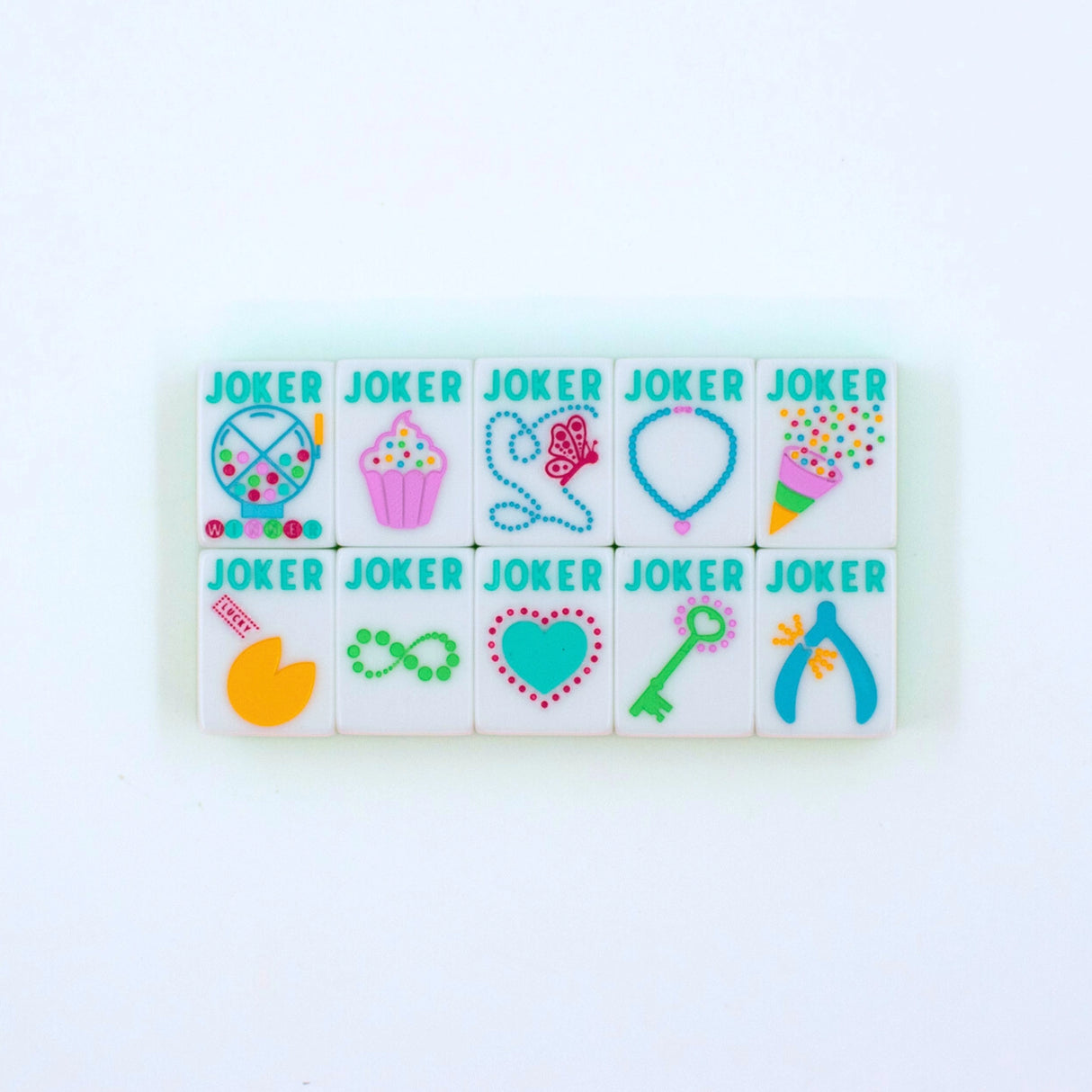 Crystal Confetti Lemon-Lime | Mahjong with A Sprinkle of Color and Joy