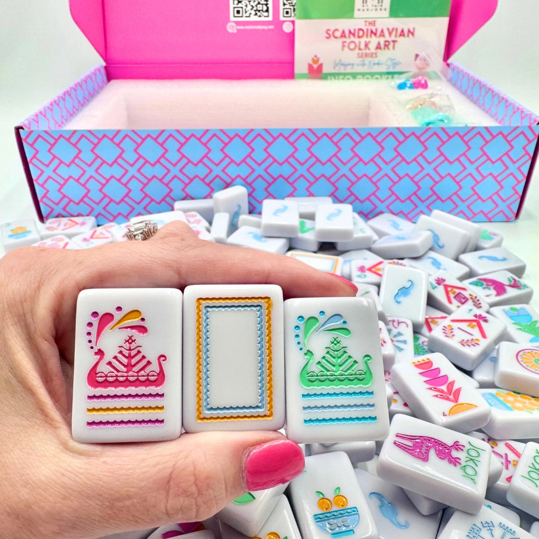 The Scandinavian Folk Art Series | Mahjong with Nordic Style