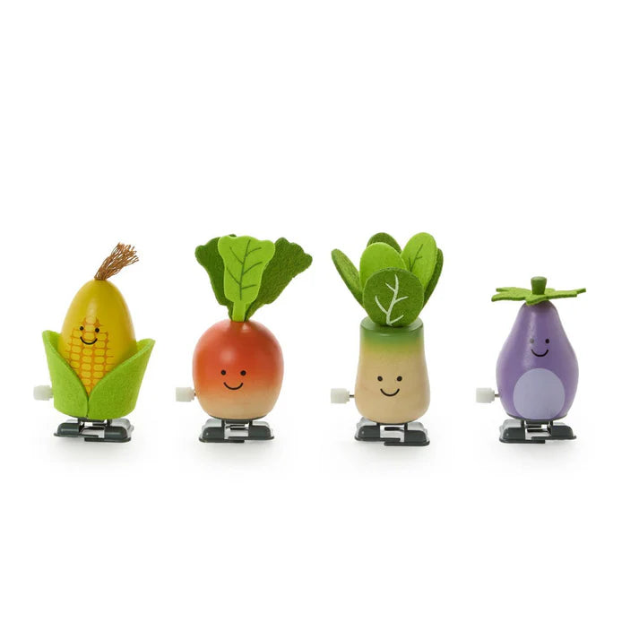 Wooden Wind Up Veggie Toy