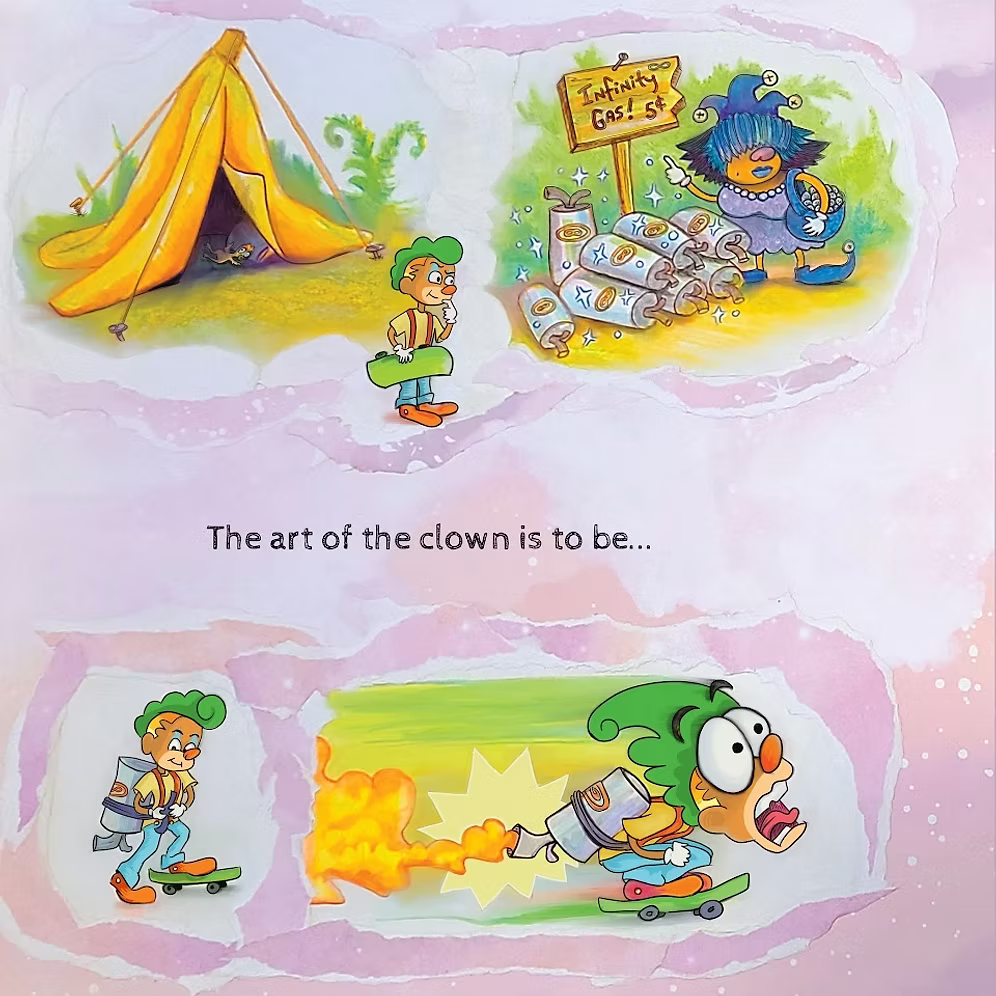 Sasquatch. Ninja. Clown. Book
