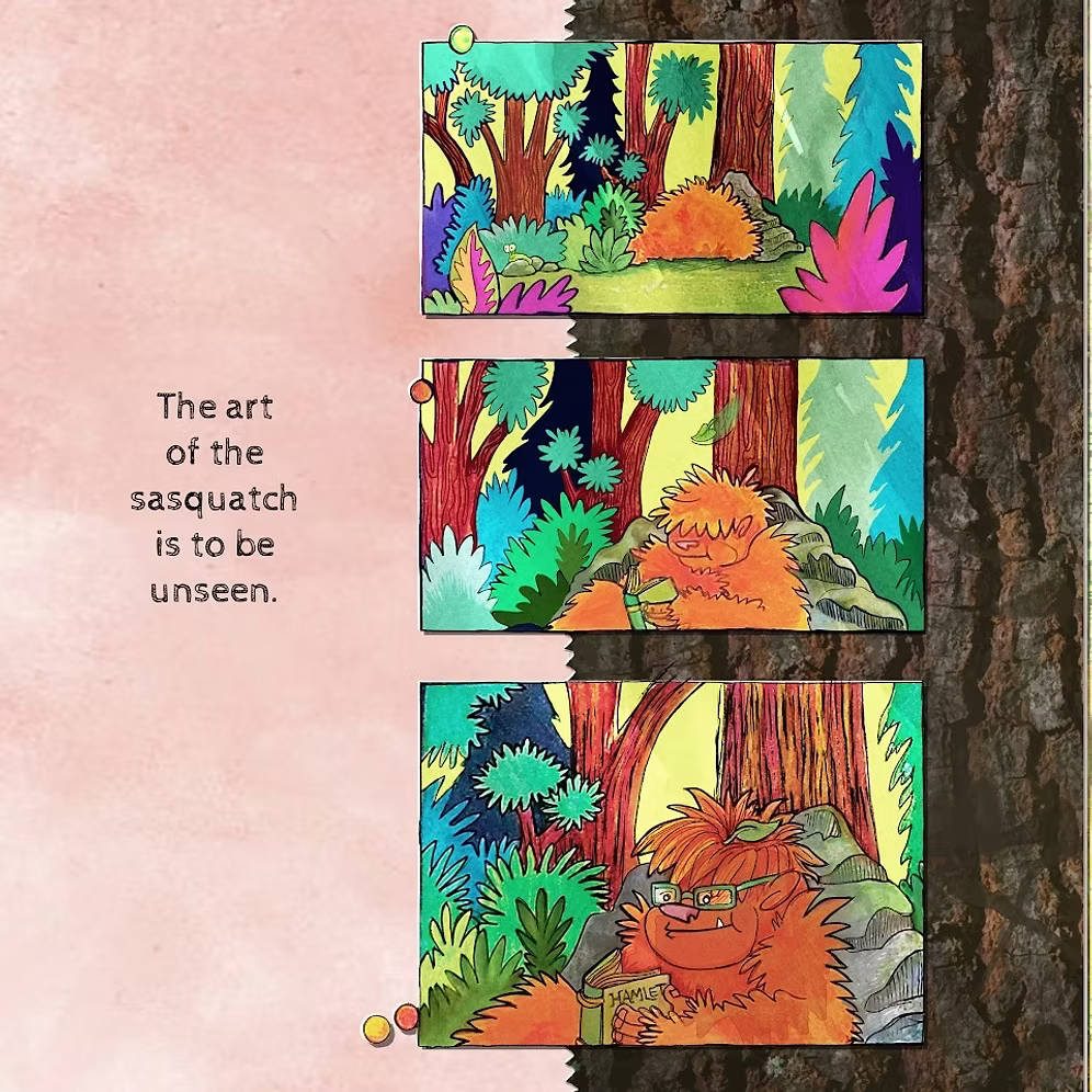 Sasquatch. Ninja. Clown. Book