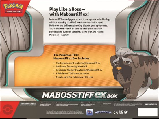 Pokemon: Mabosstiff ex Box