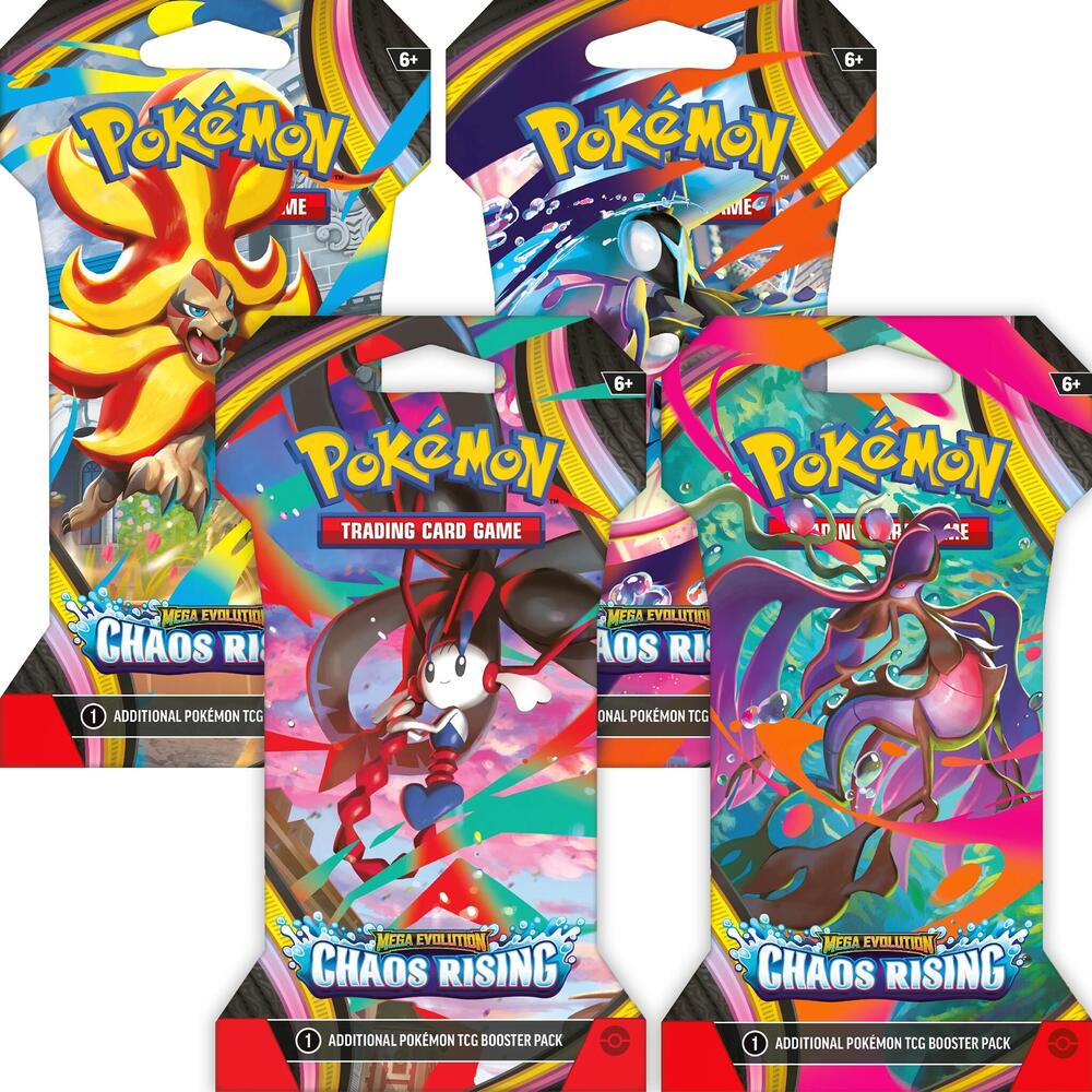 Pokemon ME4 Mega Evolution Chaos Rising Art Set