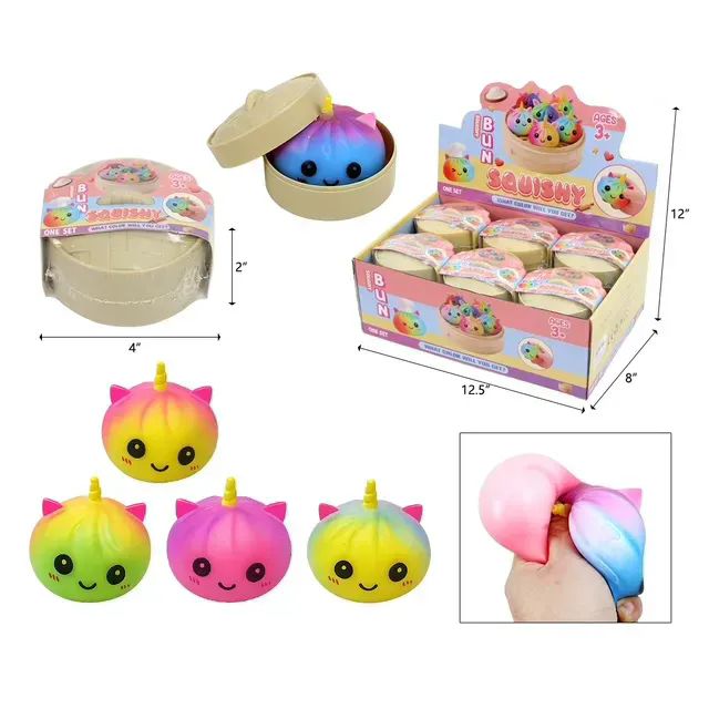 Unicorn Dumplings Squishy – Cute Sensory Fidget Toy