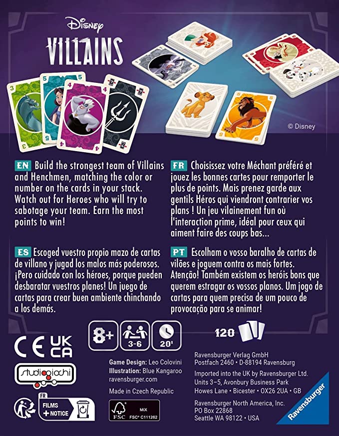 Disney Villains Card Game