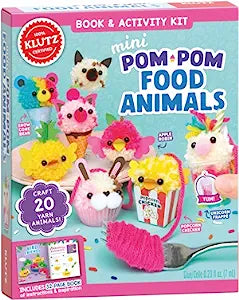 Mini Pom Pom Food Animals