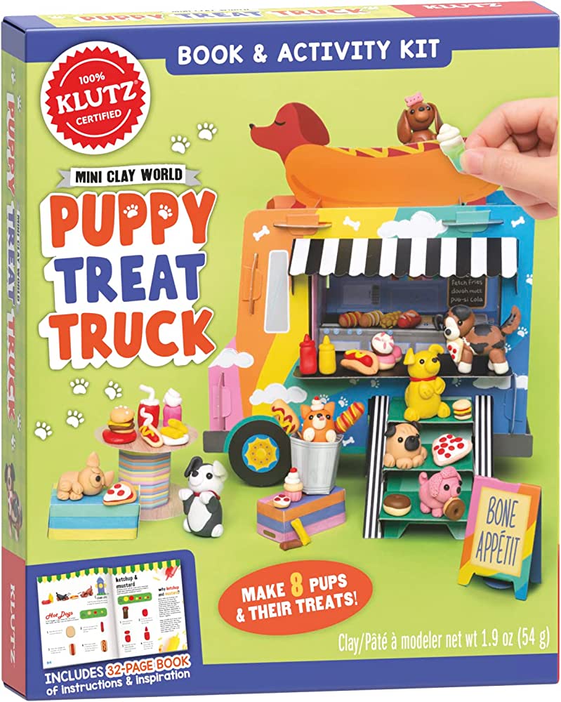 Mini Clay Puppy Treat Truck
