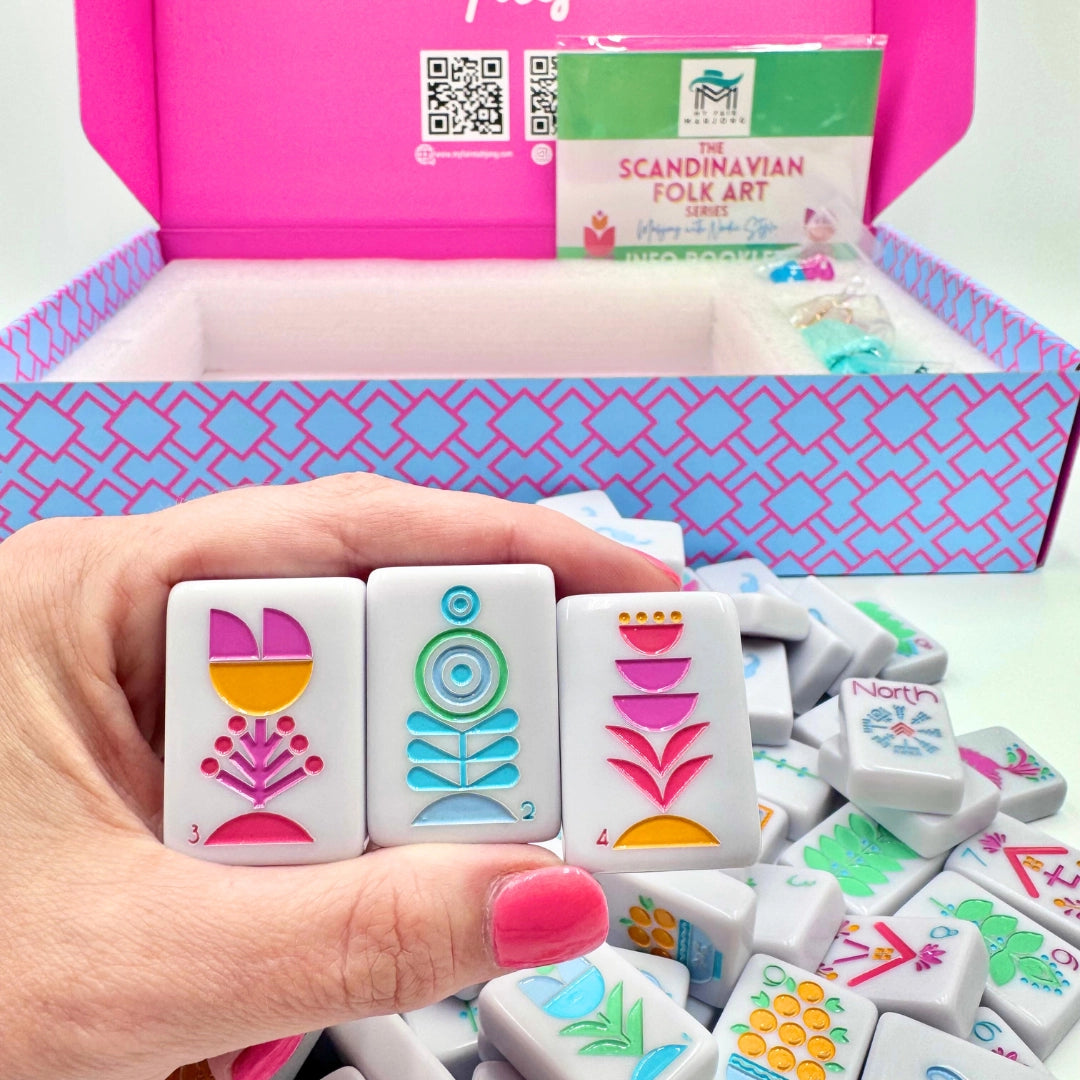 The Scandinavian Folk Art Series | Mahjong with Nordic Style