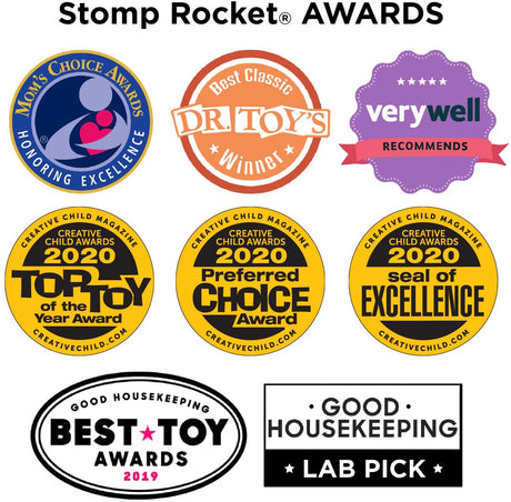 Stomp Rockets Squeeze Rocket Party Pack – Outdoor Fun for Ages 4+