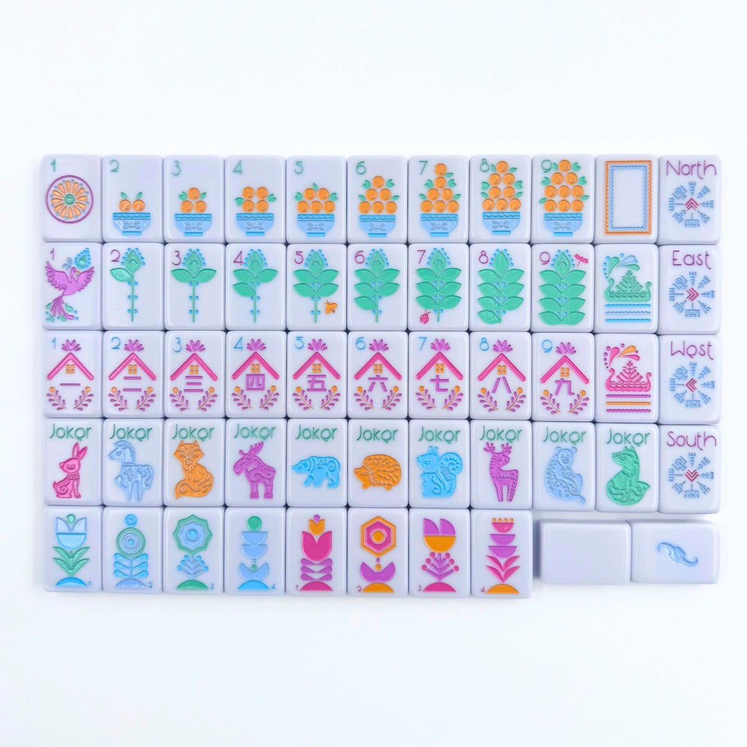 The Scandinavian Folk Art Series | Mahjong with Nordic Style