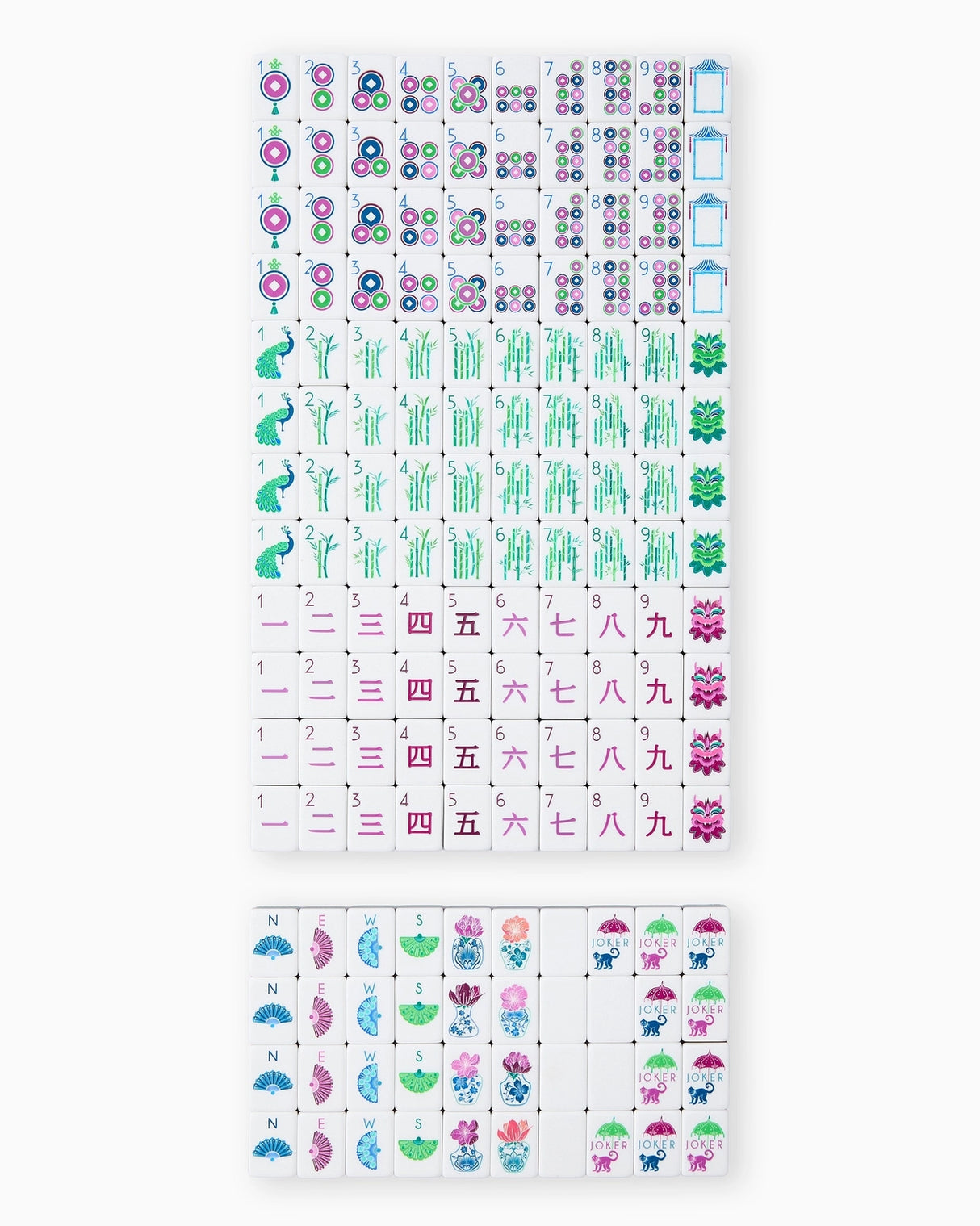 Oh My Mahjong Jasmine Tiles Set