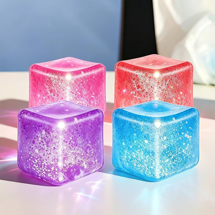 Crystal Glitter Square Squishy