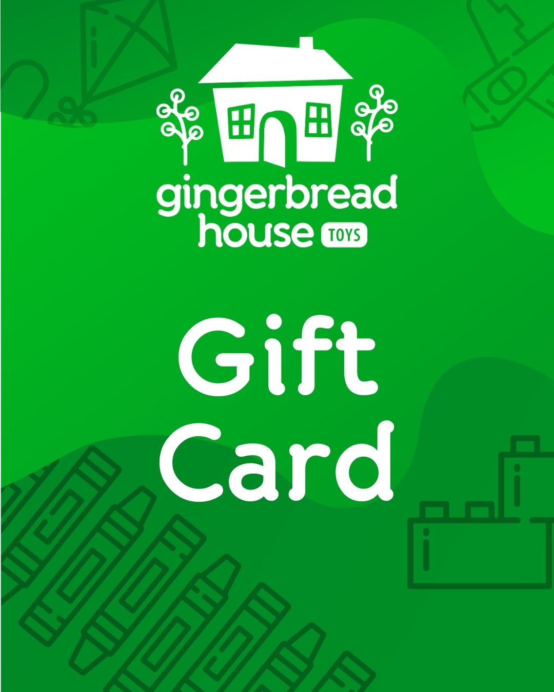 Gingerbread House Toys Gift Card