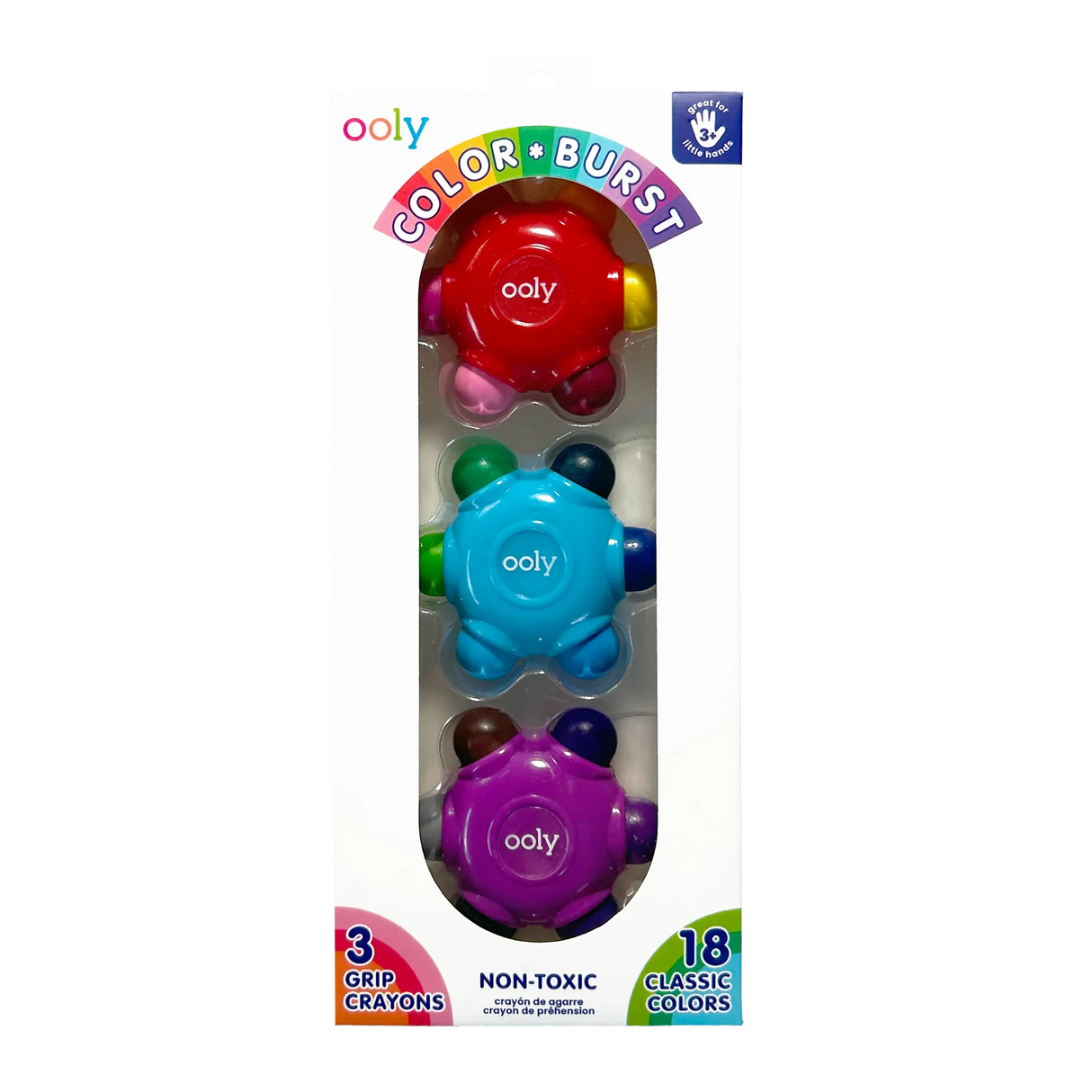 Color Burst Grip Crayons