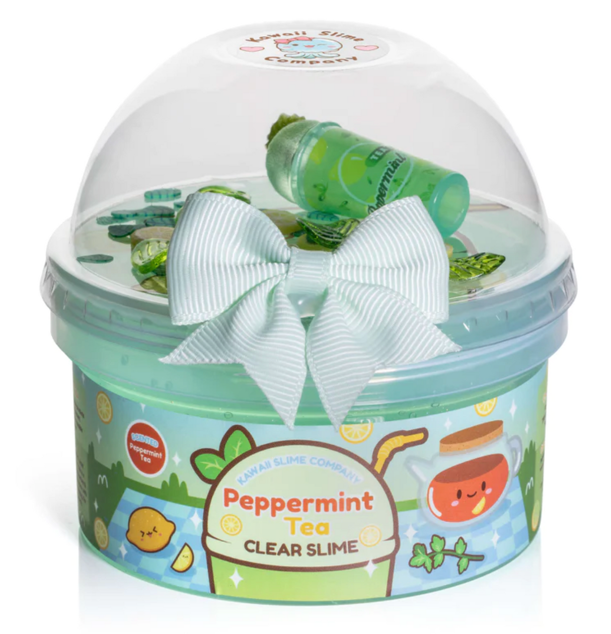 Peppermint Tea Clear Slime