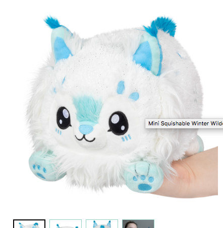 Mini Squishable Winter Wildcat - BOGO