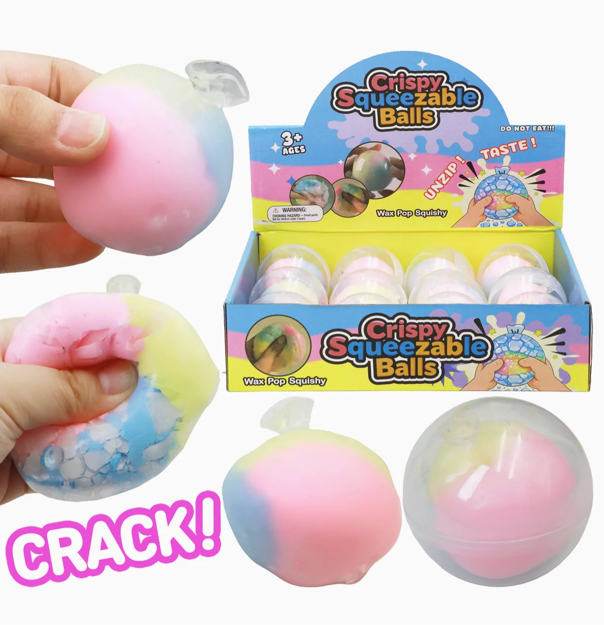 Crispy Wax Ball - Tie Dye