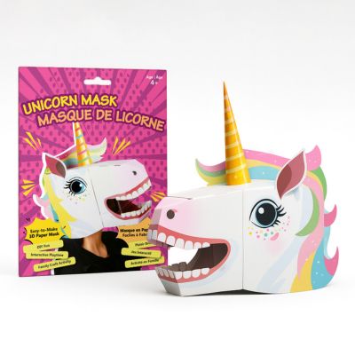 3D Paper Mask - Unicorn