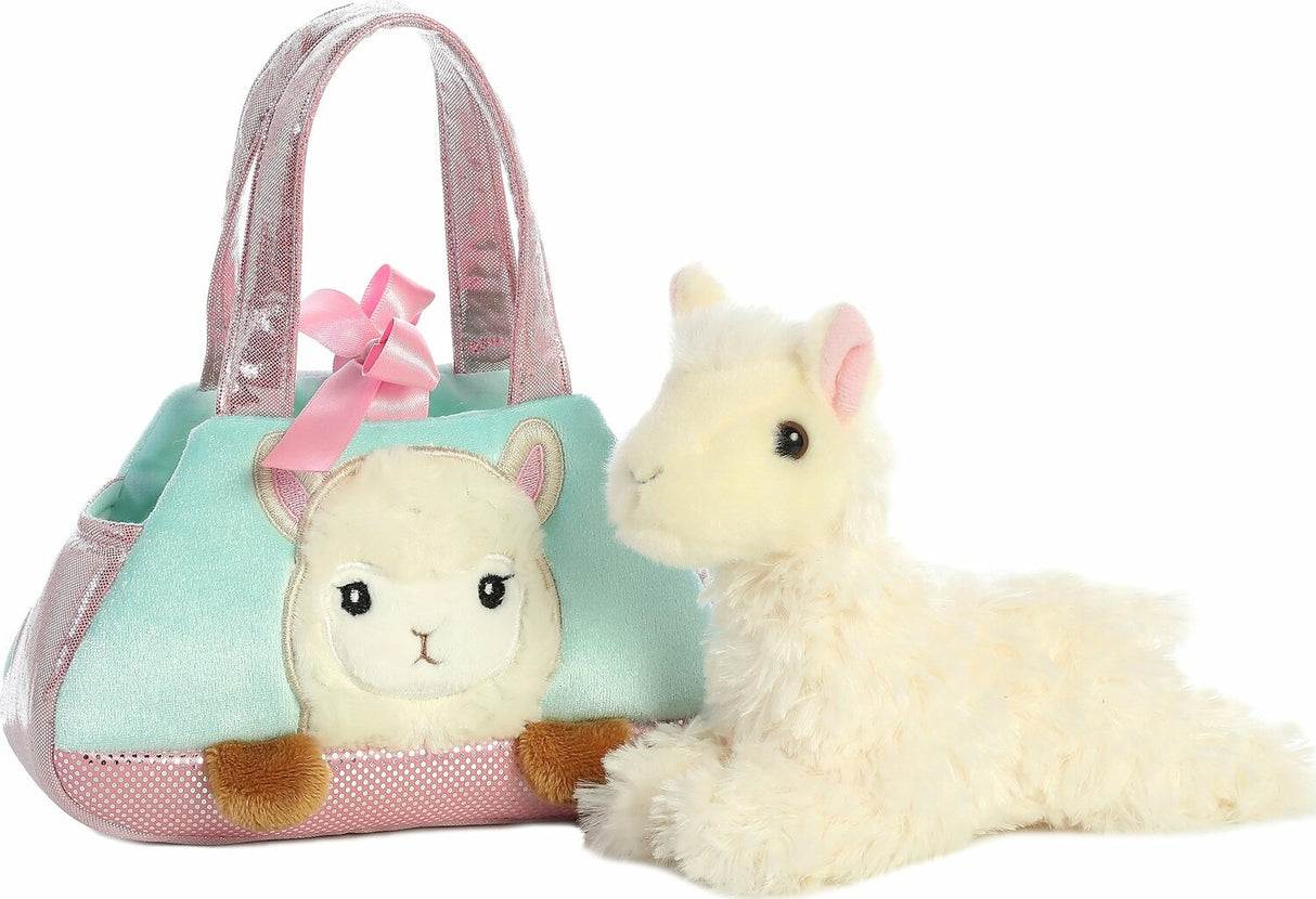 Aurora Fancy Pals  7" Peek-a-boo Llama