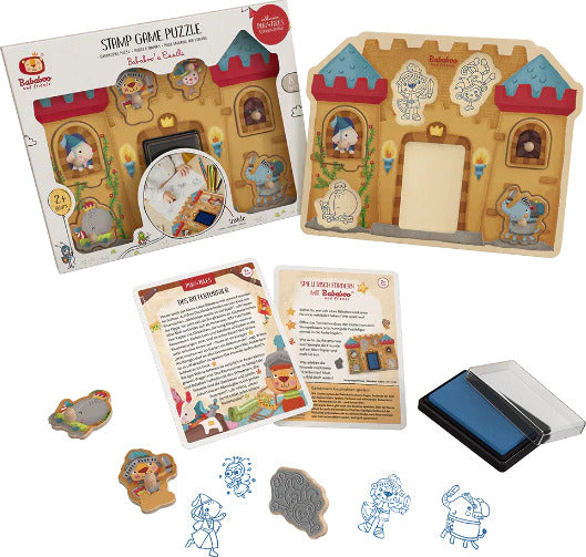 Bababoo's Castle Stamp Game Puzzle