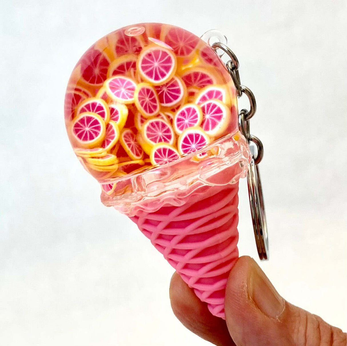 Fruit Ice Cream Floaty Key Charm (assorted)