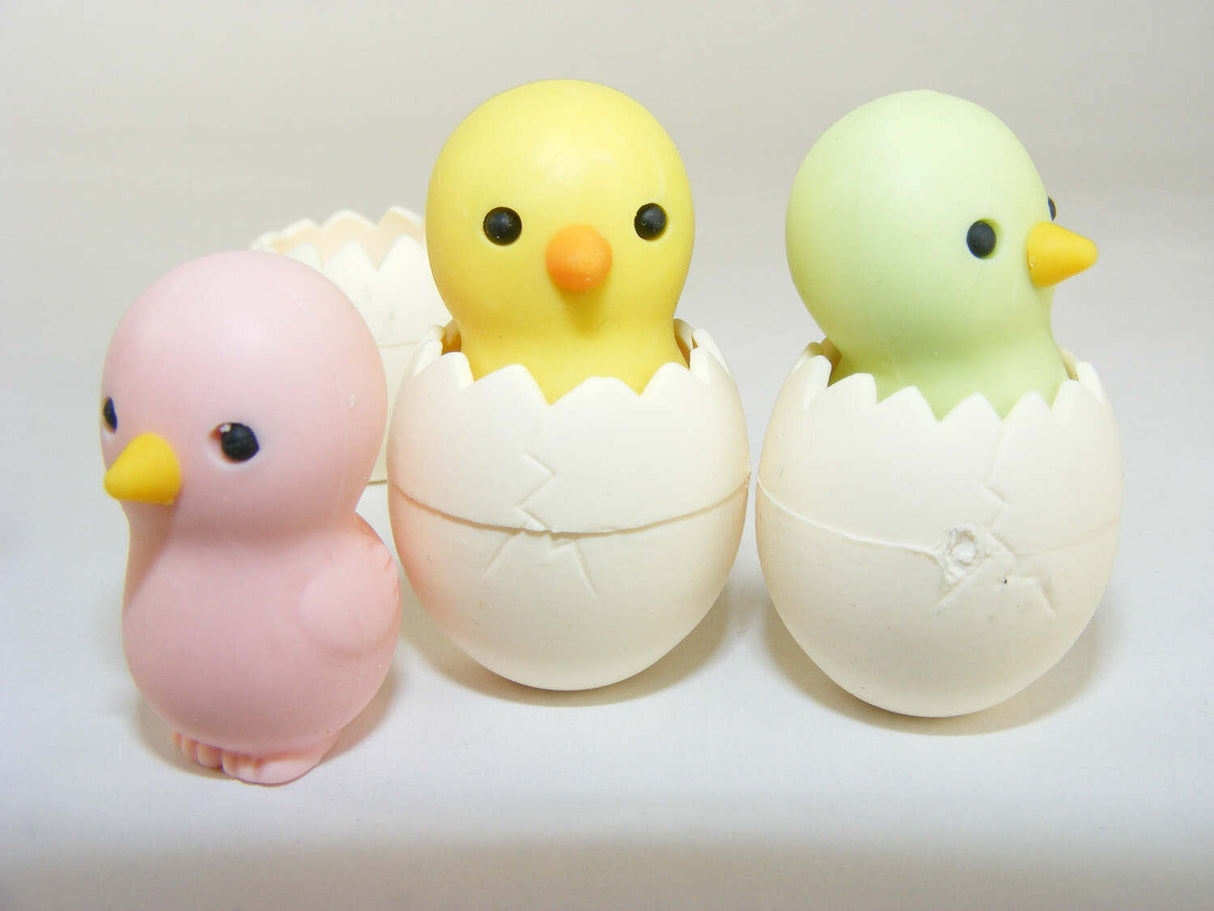 Iwako Chicken Erasers-3 Colors-30
