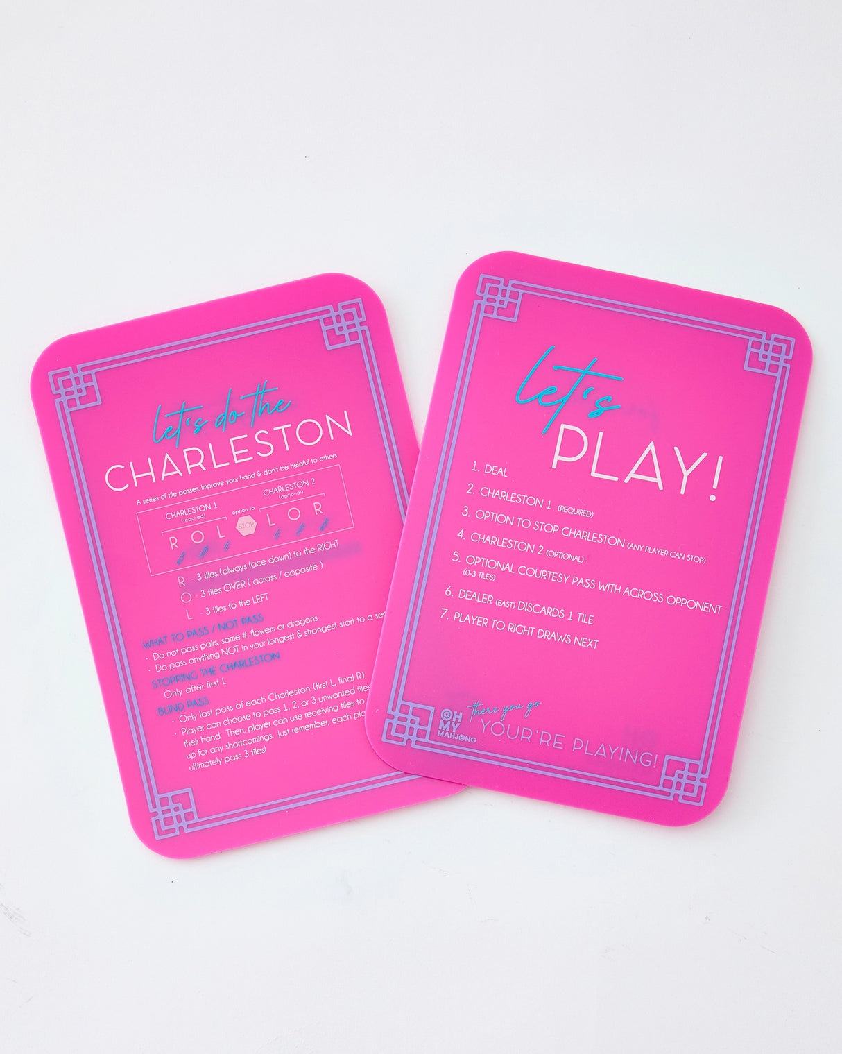 Mahjong Pink Tile Shufflers