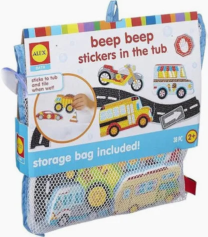 Beep Beep Stickers In the Tub