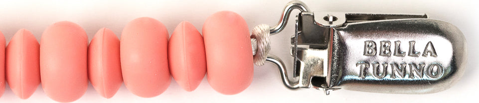 Pink Pacifier Clip