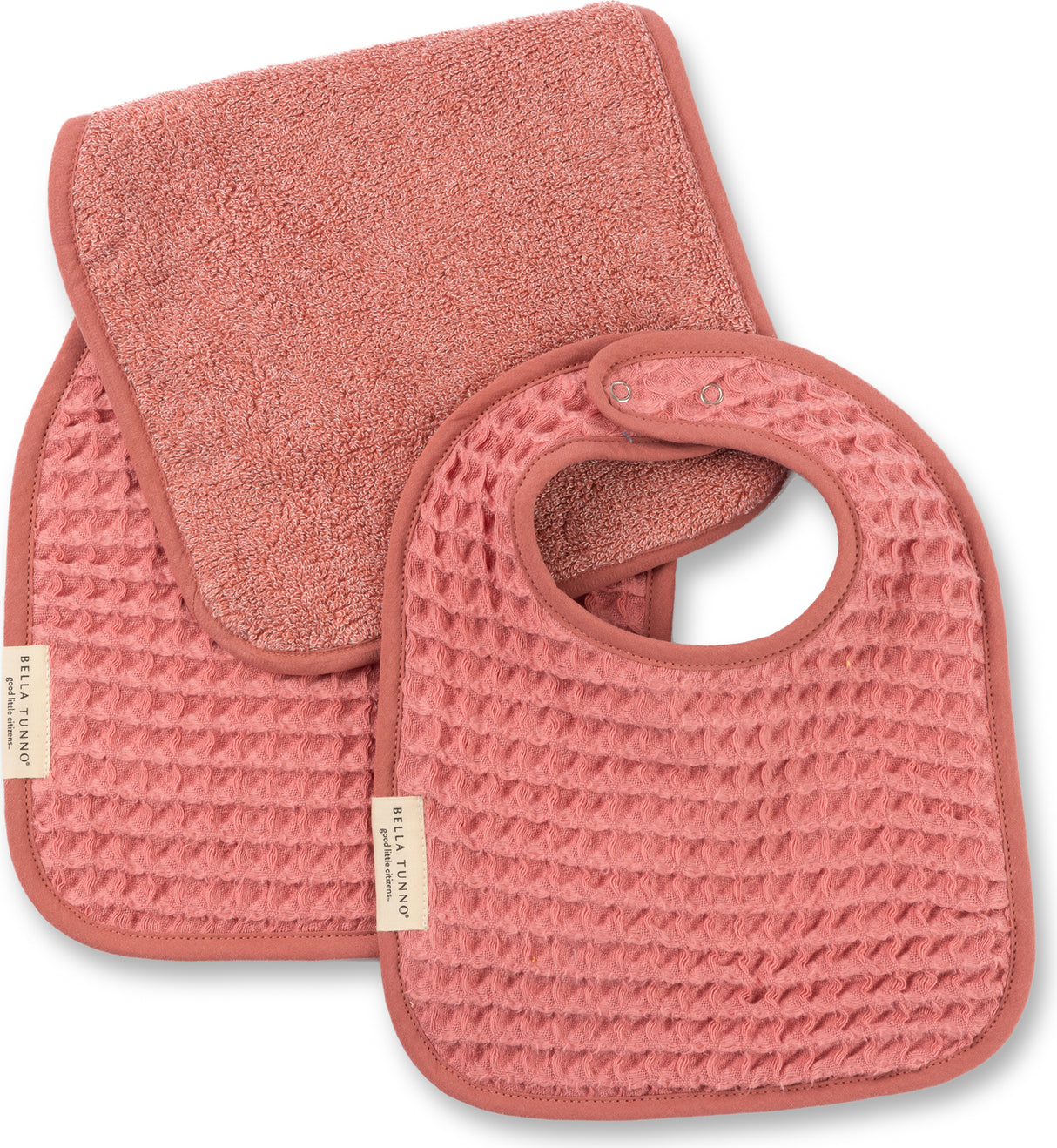 Reversible Bib + Burp Set Watermelon