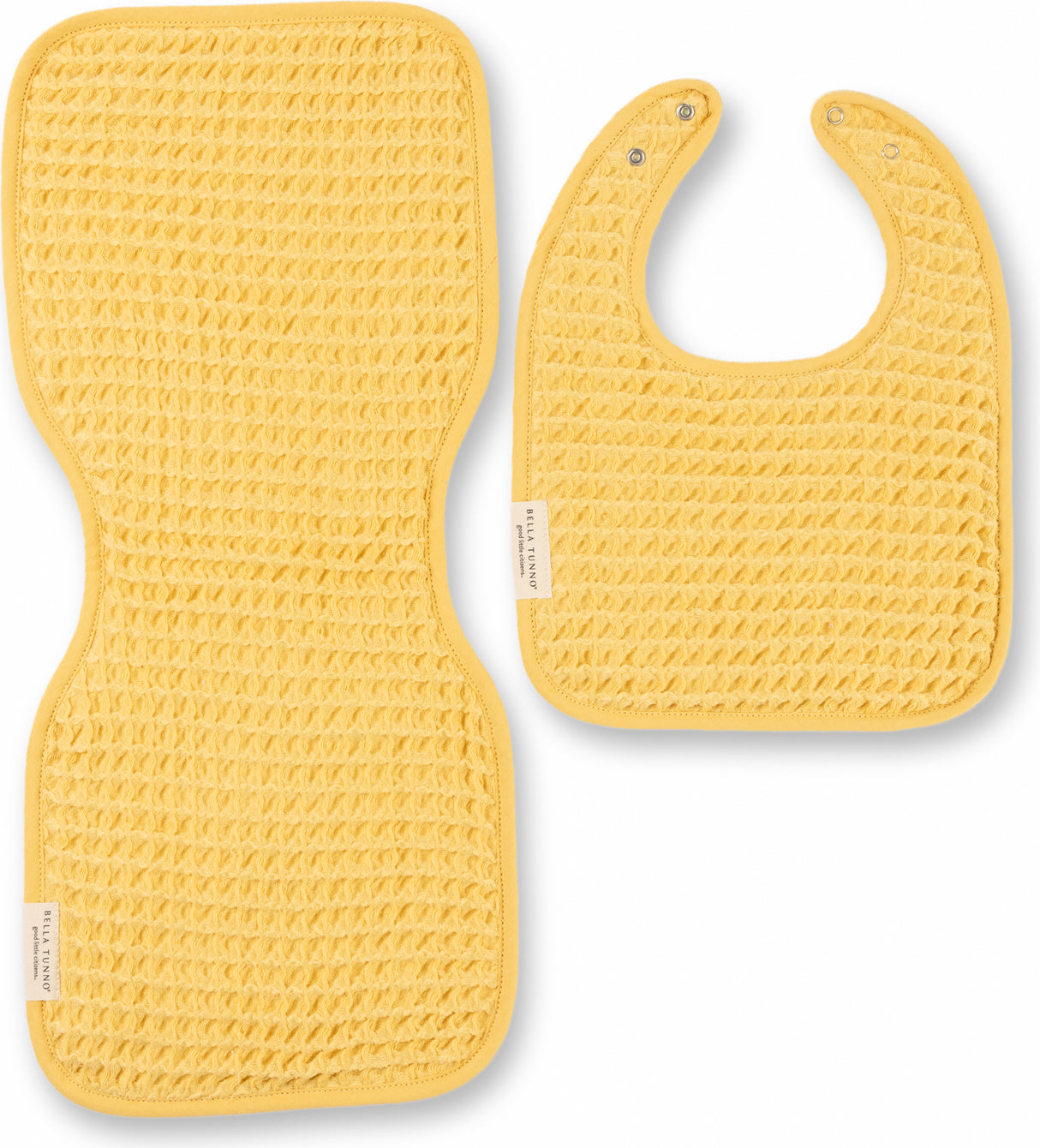 Reversible Bib + Burp Set Sunshine