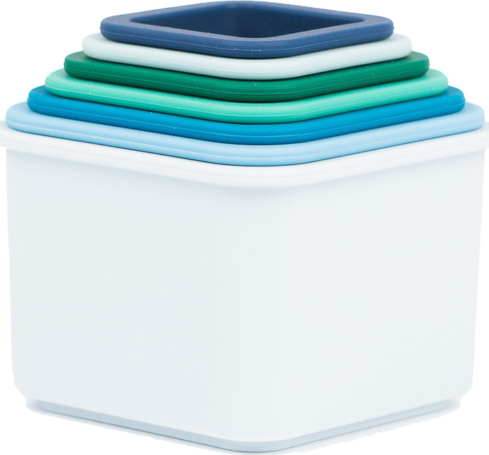 Cool Blue Happy Stacks