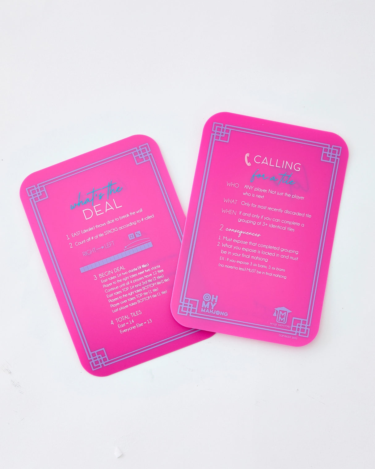 Mahjong Pink Tile Shufflers