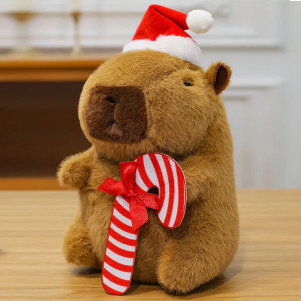 Capybara Santa Hat