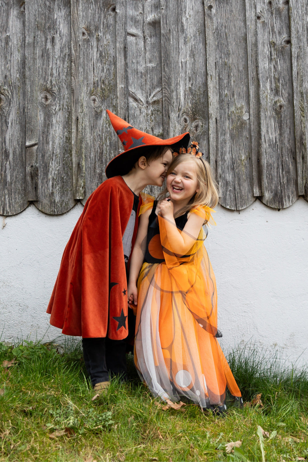 Monarch Butterfly Twirl Dress with Wings & Headband (Size 3-4)
