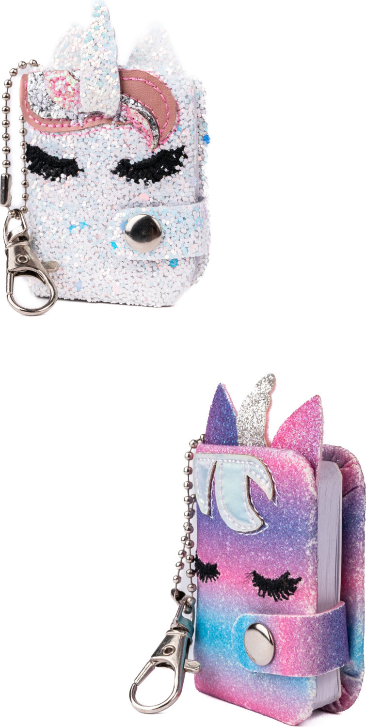 Mini Sparkly Friends Keychain Journals