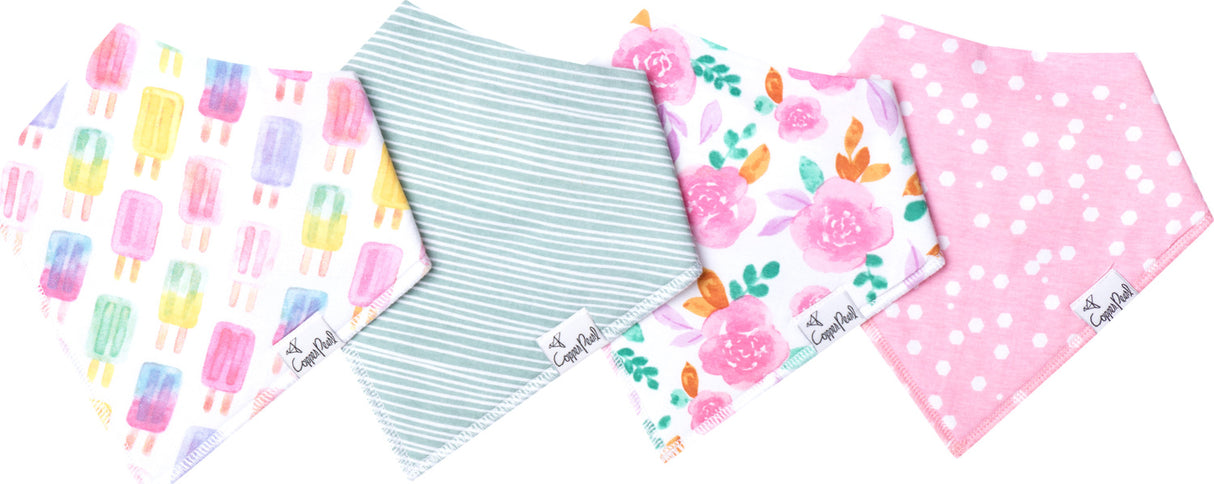 Summer Baby Bandana Bib Set (4-pack)