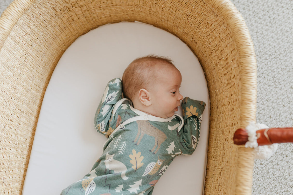 Atwood Newborn Knotted Gown