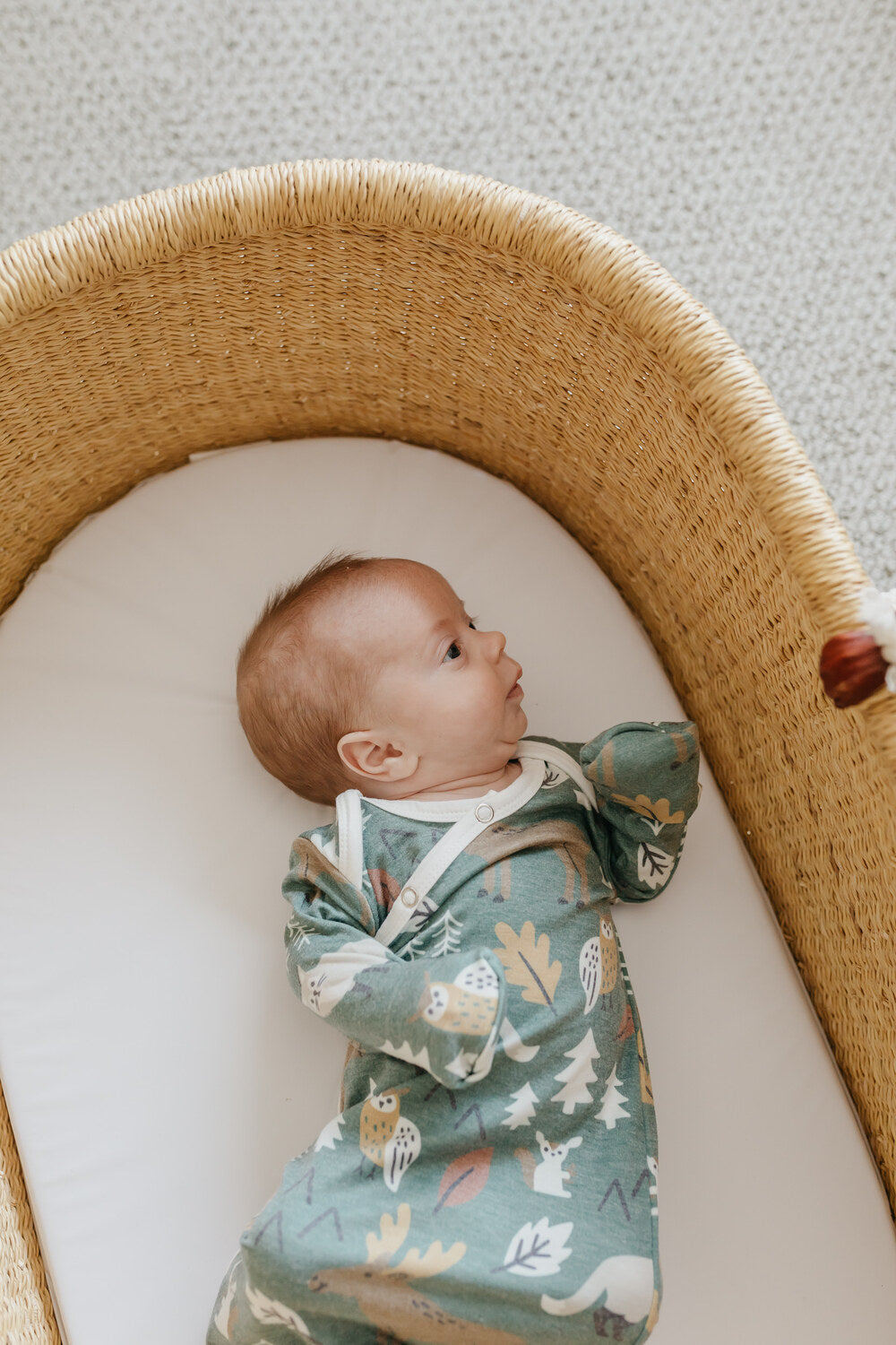 Atwood Newborn Knotted Gown