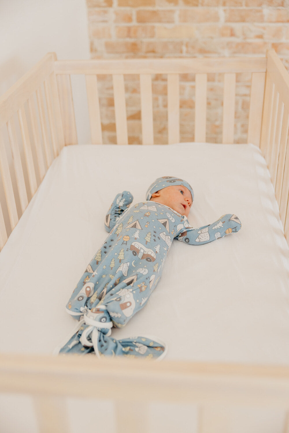 Bridger Newborn Knotted Gown