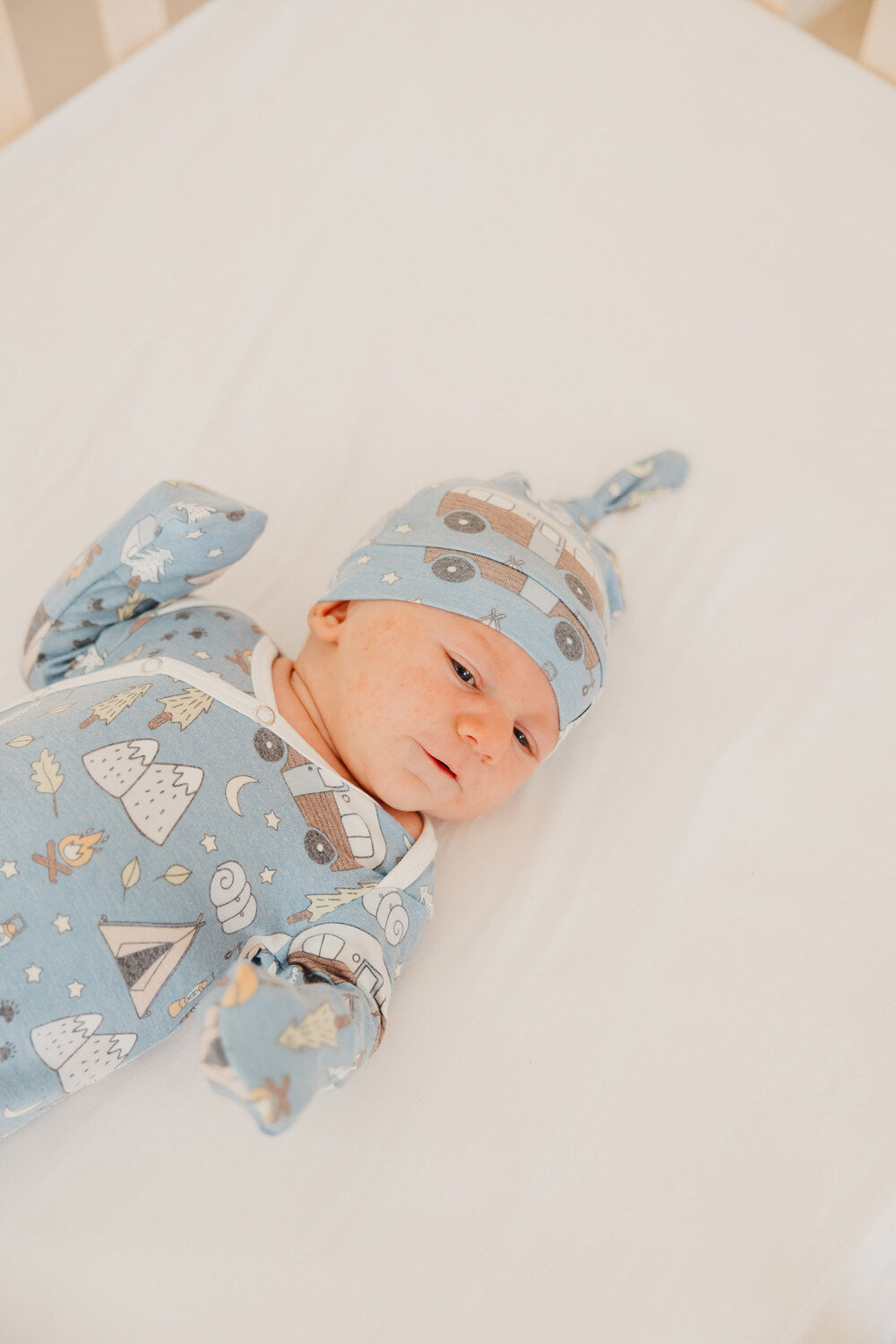 Bridger Newborn Knotted Gown