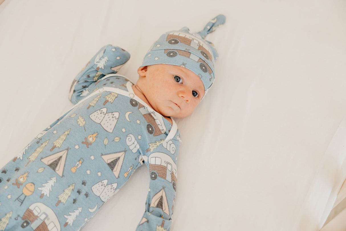 Bridger Newborn Knotted Gown