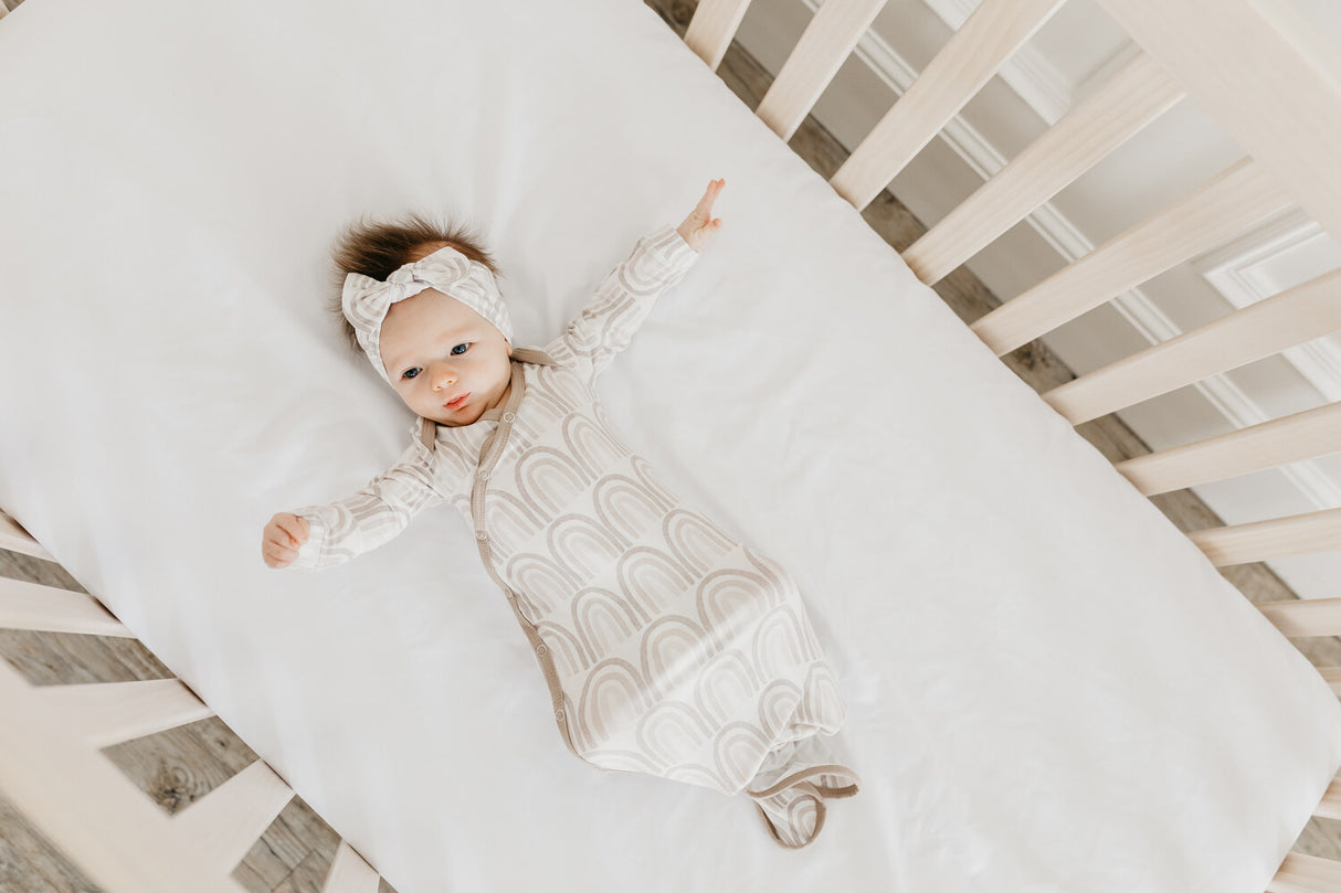 Bliss Newborn Knotted Gown