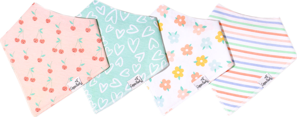 Cheery Bandana Bib Set