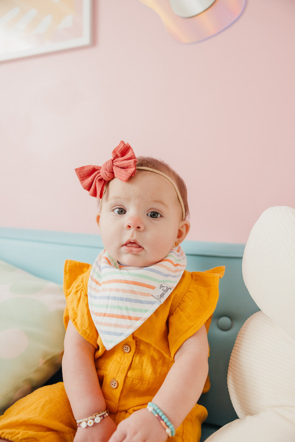 Cheery Bandana Bib Set