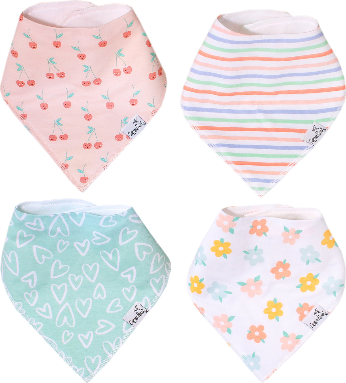 Cheery Bandana Bib Set
